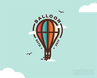 Balloon热气球标志设计欣赏-花瓣网