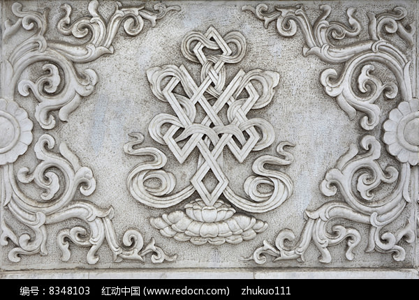 15:08:26浮雕佛八宝吉祥结图片h花纹 雕像小鱼儿游呀游~同采自sucai