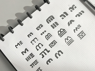 M Logo Sketches