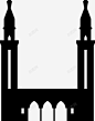 沙特清真寺非洲建筑图标 UI图标 设计图片 免费下载 页面网页 平面电商 创意素材