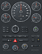 现实的汽车仪表板——各种各样的图形Realistic Car Dashboard - Miscellaneous Graphics应用程序ui、自动按钮,按,汽车,汽车仪表板、仪表盘、详细,元素,灰色,灰色,公里,公里,领导,数字,数字,部分,赛车,真实,可调整大小的,道路,公路,速度,速度计,ui,矢量,网络、web ui application ui, auto, button, buttons, car, car dashboard, dashboard, detailed, element, gr