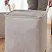 布艺可折叠收纳筐方形收纳桶衣服整理袋子杂物玩具篓浴室脏衣篮-tmall.com天猫