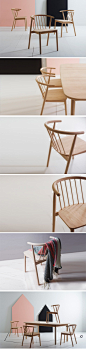 挪威设计师Andreas Engesvik设计的一把椅子Vang chair。via：http://t.cn/zjiVfvu