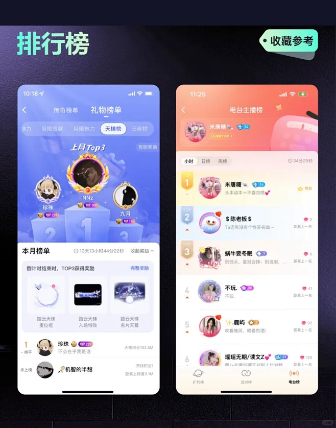APP排行榜设计-ui页面设计灵感分享参考-花瓣网