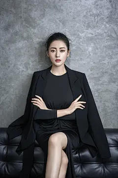 张天爱曝禁欲系写真 诠释暗黑女王_网易娱乐