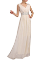 Amazon.com: Huafeiwude Women's V Neck Chiffon Floor Length Long Evening Dresses: Clothing