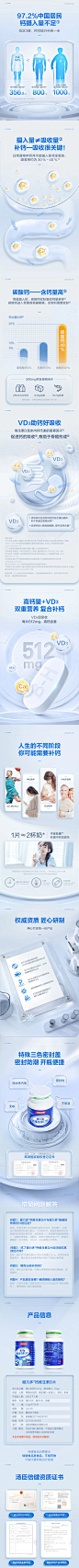 健力多钙片 详情页设计