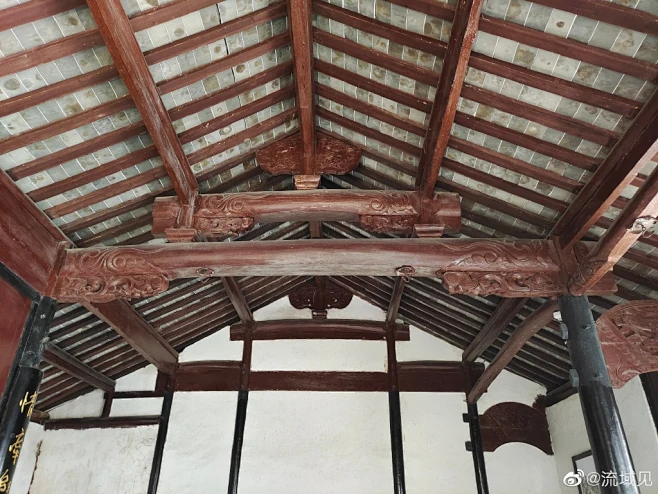合肥古建筑中常见的三种梁架 来自流域见 - 微博-花瓣网
