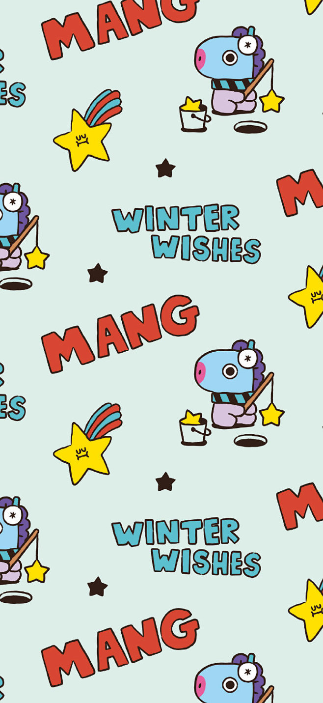 打开你的手机，让#BT21# 给你更多圣...