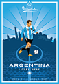 MELHORES / 2014 FIFA World Cup : Collection of posters presenting 2014 FIFA World Cup participants