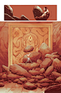 Colors for Frank Cho's Skybourne #3 on Behance