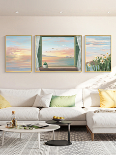 客厅装饰画场景