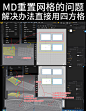 MD重置网格的问题-解决办法直接用四方格