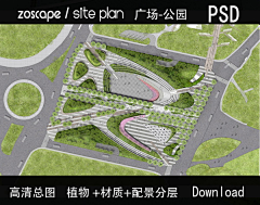 hooovintage采集到景观平面