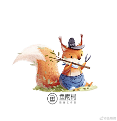 ☀安妮和她的小熊采集到插画-动物