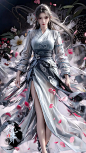 @轻风万里：宁姚：水墨风，英姿飒爽，帅爆了