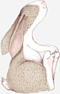 卡通手绘可爱的小兔子_新图网 https://ixintu.com 卡通手绘 创意 动漫动画 简约 可爱的小兔子 动物