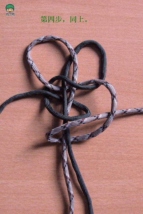 一款超酷的手工手链编织方法图解