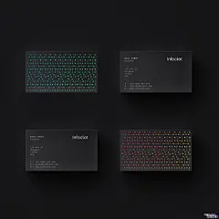 外企创意名片设计 飞特网 名片设计