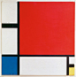 红黄蓝的构成IIPiet_Mondriaan,_1930_-_Mondrian_Composition_II_in_Red,_Blue,_and_Yellow