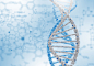 蓝白科技DNA分子结构图图片