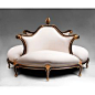 Contemporary Christopher Guy Four Seat Belle Epoch Style Confidante from Pia&#;39s Antique Gallery on Ruby Lane