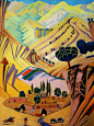 全部尺寸 | Saryan, Martiros (1880-1972) - 1924 Polychrome Landscape | Flickr - 相片分享！