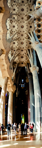 La Sagrada Familia by Antonio Gaudi, Barcelona。高迪的异度空间