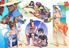 懵懵懵三采集到夏日大作战