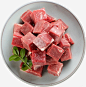 新鲜食材切块的肉高清素材 png 页面网页 平面电商 创意素材 png素材