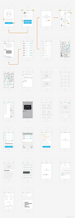 遗忘的水瓶采集到APP— UI