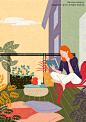 가을 독서 / Autumn Reading : 바람이 부쩍 시원해졌다. 덥지도 춥지도 않으니 테라스에 나와있기 참 좋아. :)
