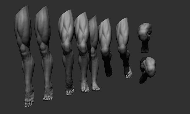 Male leg poses, Dani...