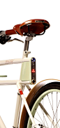 Rear lights and on switch: This bike has it all and appears in the book Fifty Bikes that changes the World.: