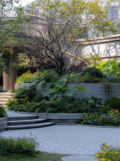 倾风者采集到LA元素---花池、树池