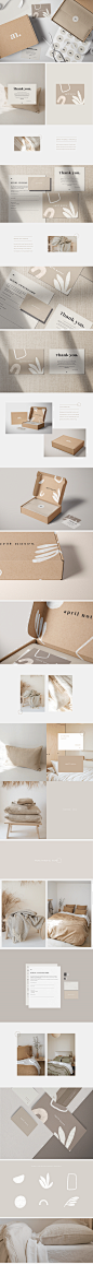 abstract design aesthetic design aesthetic logo brand identity freelance designer Interior linen design Logo Design minimalistic design package