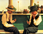 胶片质感Jack Vettriano ​​​​油画 ​​​​