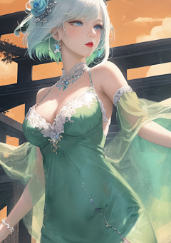 Pandorakyo采集到AI绘画-春韵
