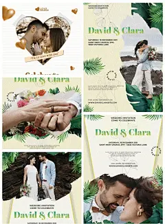 婚礼婚纱摄影结婚旅拍外景爱情爱情创意元素海报PSD模板素材设计