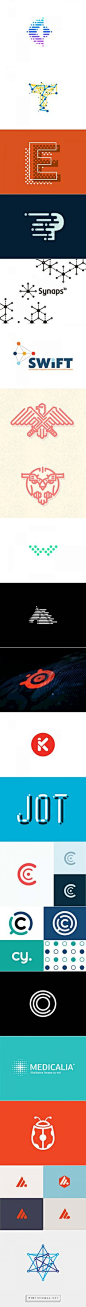 20 Inspirational Dot Tip Logo Design... - a grouped images picture - Pin Them All
