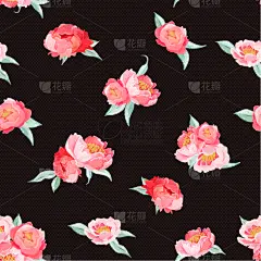 夏天,牡丹,式样,请柬,纺织品,华贵,壁纸,复古,花,爱