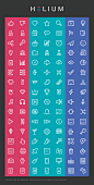 Helium icon set – AI, EPS, SVG, icon font - 提供国外资源源文件下载分享