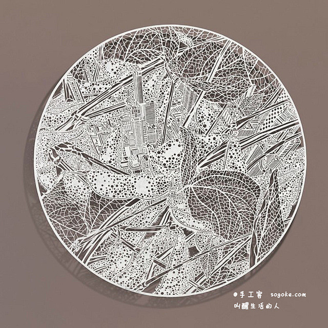 香港剪纸艺术家李宝怡（Bovey Lee...