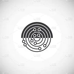 绘画插图,计算机图标,插画,计划书,移动应用程序,概念象征,背景聚焦,家庭,创造力,蜘蛛网