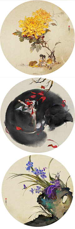 段腐人采集到国画，工笔画