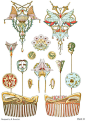 ART NOUVEAU JEWELRY DESIGNS By: Rene Beauclair - Welcome to Dover Publications - Excerpt 4