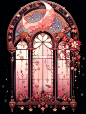 可商素材|花窗
