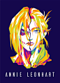 “ANNIE WPAP”金属海报印刷，Yart Rosidi