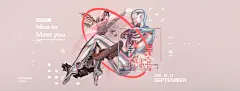 C4D人物构成海报
