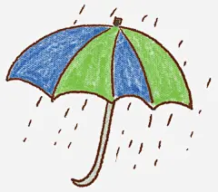 卡通手绘雨伞高清素材 下雨 卡通手绘雨伞 卡通雨伞 可爱雨伞 手绘雨伞 免抠png 设计图片 免费下载